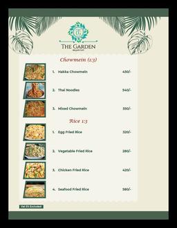 Rice Menu