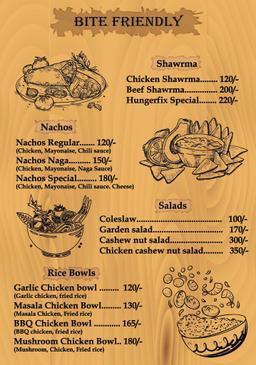 Salad Menu