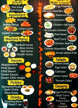 Buffet Lunch Menu