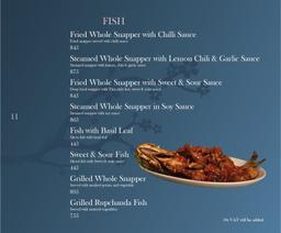 Fish Menu