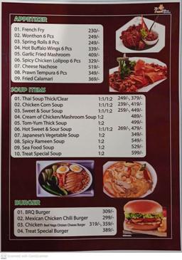 Appetizer Menu