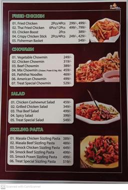 Chicken Menu