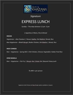 Lunch Menu