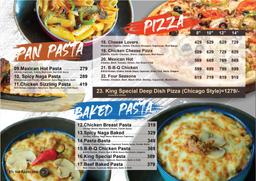 Pizza Menu