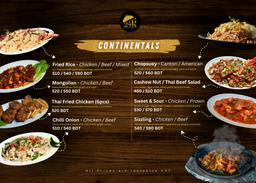 Continental Menu