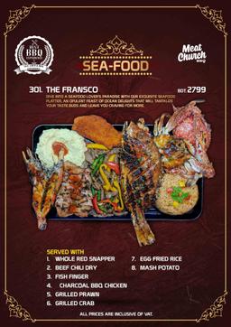 Seafood Menu