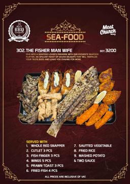 Seafood Menu