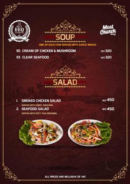 Salad Menu