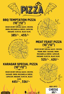 Pizza Menu