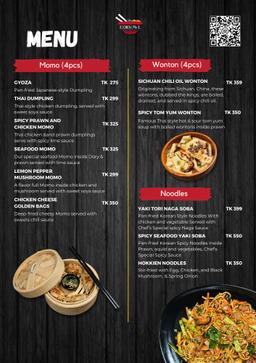 Fast Food Menu