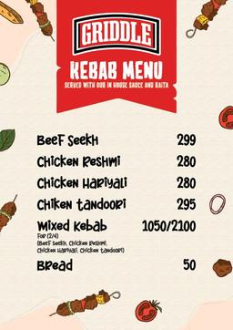 Kabab Menu